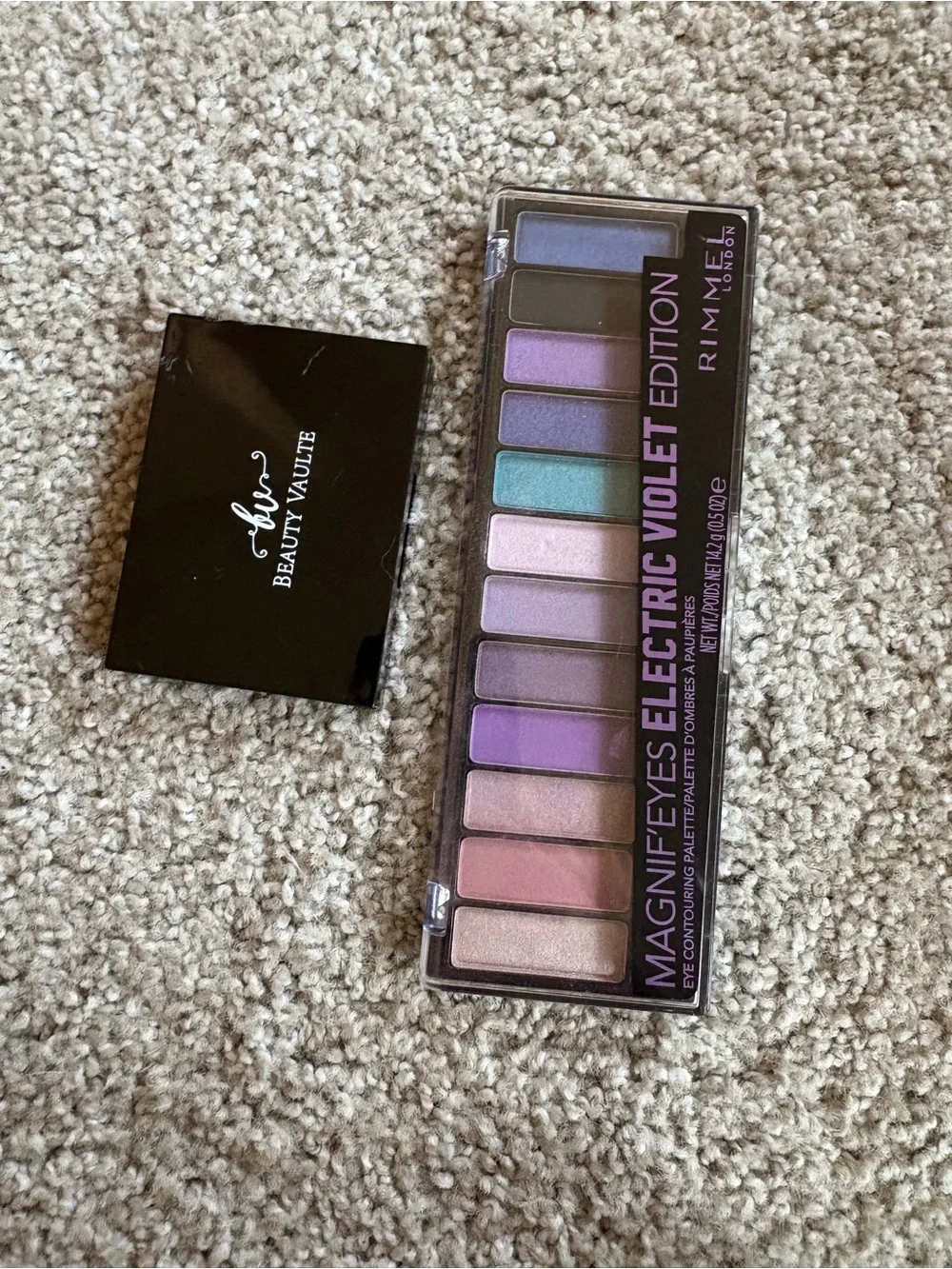 Set of Two Eyeshadow Palettes - Cool and Warm Tones